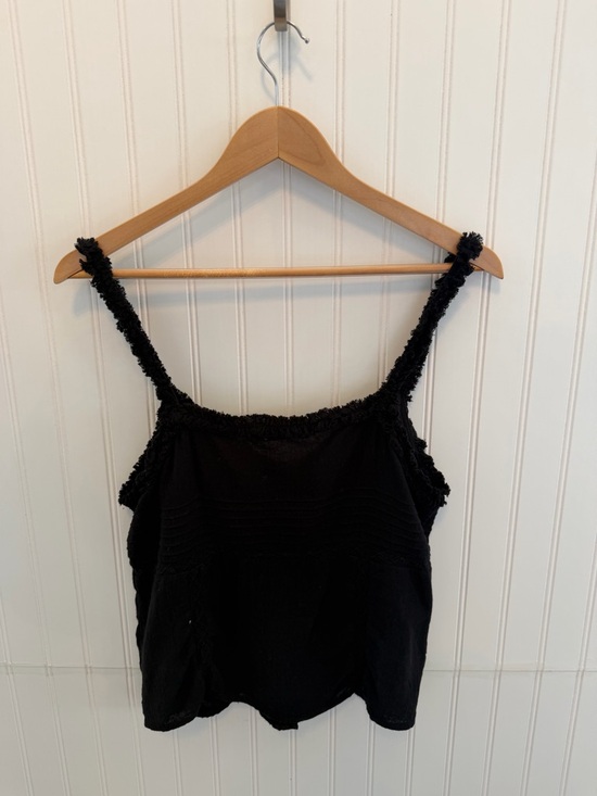 Zara Black Lace-Detail Camisole - Picture 3 of 3